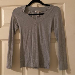 grey long sleeve